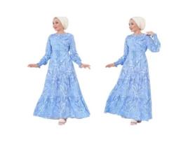 Vestido Unissexo MT CLOTHES Hijab Talla Azul (Casal)