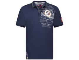 Polo de Homem GEO NORWAY Algodão Azul (M)