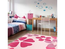 Tapete LUXOR (120 x 170 - Poliprolileno - Rosa)