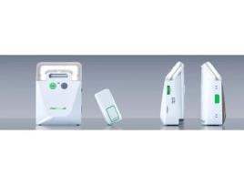 Tecnologia Humana Visutone Ar Conjunto de Luz e Campainha Sem Fio para Porta de Apartamento HUMANTECHNIK