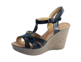 Sandálias Tacão de Mulher LISA BENDI Preto (40)