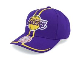 Boné de Homem MITCHELL AND NESS Los Angeles Lakers Roxo (Tamanho Único)