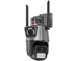 Câmara de Vigilância wifi ENNIO SECURITY Cam900 com 2 Lentes para Visualização Simultânea