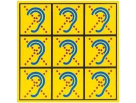 Audição Limitada Folha de Adesivos Reflexiva Deficientes Auditivos Segurança Reconhecimento LIMITED HEARING