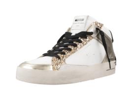 Sapatos de Mulher CRIME LONDON Deluxe Mid Tecido Branco (40)