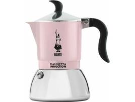 Cafeteira Italiana BIALETTI 29592 Aço inoxidável Alumínio 4 Kopjes Cor de Rosa