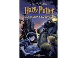 Livro HARRY POTTER E LA PIETRA FILOSOFALE 1 de Joanne K Rowling (Italiano - Capa Dura)