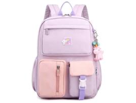 Mochila Estudantil VENIYSMLIS Roxo