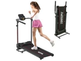 Esteira Dobrável Slimfold Pro 12 Km/H 4 Níveis de Inclinação 3 Programas Tela Lcd Esteira GYMFORM