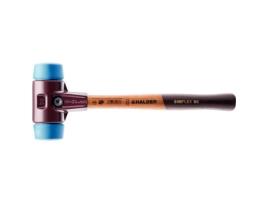Macete HALDER Simplex Tpe Macio com Corpo em Ferro Fundido Maleável e Cabo de Madeira D40 Mm