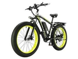 Bicicleta Elétrica Keteles K800 Velocidade Máxima 45 Km/H 1000W Motor 48V 17.5Ah Amarelo KETELETS