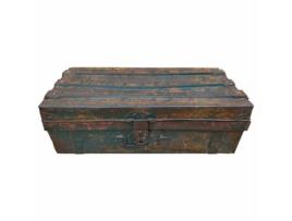 Mala decorativa ALEXANDRA HOUSE LIVING Castanho Ferro Estilo artesanal 32 x 21 x 62 cm