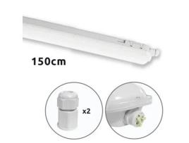 Régua Lazurita 56W Led 150Cm 5600Lm 6400K Ip65 Branca FERRIMEX