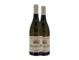 Vinho branco DOMAINE DU VIEUX LAZARET Blanc Châteauneuf-du-Pape Crianza (0.75 L - 2 Unidades)