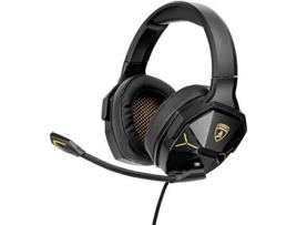 Automobili LAMBORGHINI Gaming Headset com Microfone para Pc Ps4 Ps5 Xbox Smartphone Nintendo Switch Multi Plataforma Alta