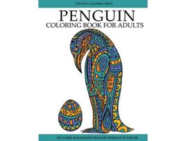 Livro Penguin Coloring Book de Creative Coloring Adult Coloring Books (Inglês)