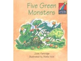Livro Five green monsters de Juliet Partridge (Inglês)