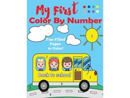 Livro My First Color by Number de Blue Wave Press (Inglês)