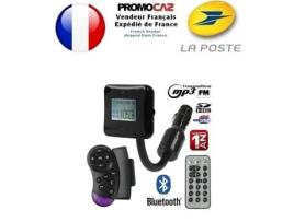 Bluetooth mãos-livres + carro MP3 + controle de volante + transmissor FM