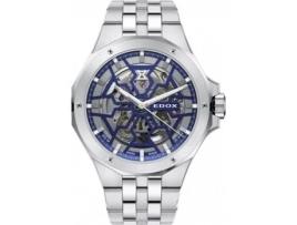 EDOX Delfin Mecano Esqueleto 85303-3M-Buigb Relógio Mecânico Masculino