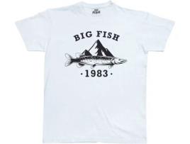 T-shirt BIG FISH Algodão Homem (S - Branco)