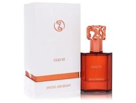 Eau De Parfum Swiss Arabian Oud 01 by Swiss Arabian Spray (Unisex) 1.7 oz (50 ml)