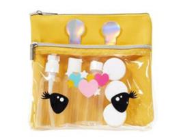 TOM & ZOÉ Kit de Viagem Infantil com 6 Frascos Amarelo