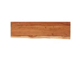 VIDAXL Tampo de Mesa Retangular Borda Viva 120X40X3,8 Cm Acácia Maciça