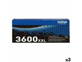 Tóner Original BROTHER TN3600XXL (Preto)