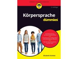 Livro Koerpersprache fur Dummies de Elizabeth Kuhnke (Alemão)