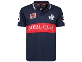 Polo de Homem GEO NORWAY Algodão Azul (2XL)