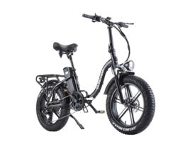 Bicicleta Elétrica BURCHDA R8W Dobrável 800W 20 20 Ah 7 Velocidades 45Km/H Preto