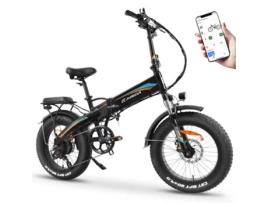 Bicicleta Elétrica KAISDA K2-P-Pro 20 15Ah Preto Azul