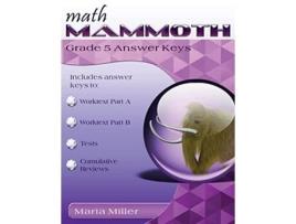 Livro Math Mammoth Grade 5 Answer Keys de Maria Miller (Inglês)