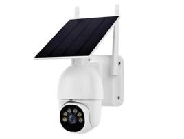 Câmera de Segurança Solar Wifi Visão 360 Sirene Detecção Humana JEIIBRZUI