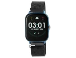 TIMETECH Smartwatch com Bracelete em Malha Metal