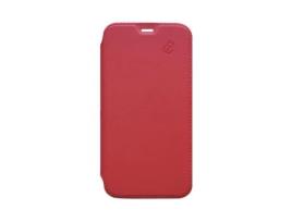 Capa Fólio Aba Fundo Cartões para iPhone 6 BEETLECASE Vermelho