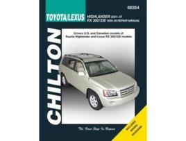 Livro Toyota Highlander Lexus Rx330 9907 de Chilton (Inglês)