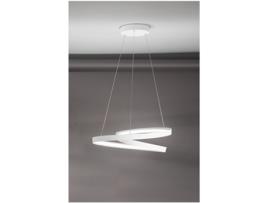 Lustre Suspenso Led Branco Ritmo 6620 B Lc PERENZ