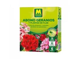 MASSO GARDEN Abono Geranios Y Plantas de Flor 500 gLiberación Controlada