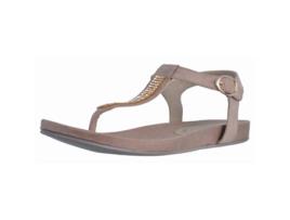 Sapatos de Mulher TIZIANA Sicilia Tecido Castanho (37)