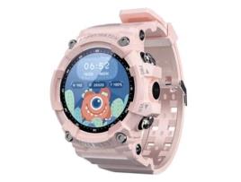 Smartwatch LOKMAT Attack 3 Mostrador Rosa 33Mm Pulseira Tpu Smartwatch