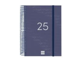 Agenda FINOCAM YEAR Azul A5 15,5 x 21,2 cm 2025