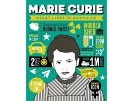 Livro Marie Curie de Great Lives In Graphics (Inglês - Capa Dura)
