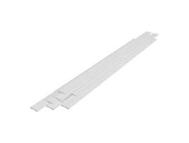 Conjunto de 28 Rodapés de Plástico Ps Coevorden 195X8Cm Branco NEU.HAUS