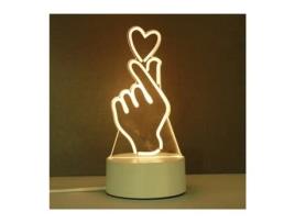 Luz Nocturna 3D Modelo Desenho Animado Usb Led XIMU