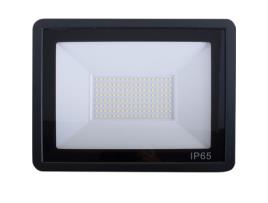 Projector Tumut Ip65 100W Led 6000Lm 6400K 120C.27 1Xl.3 5Xalt.21 0Cm Preto FERRIMEX