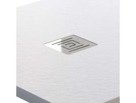 Ardesia Base de Duche em Resina Mineral Resguardo para Duche Branco 160X80Cm GME