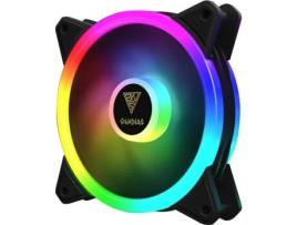 Conjunto de 4 Ventoinhas   para Pc Gamdias Aeolus M2 Rgb 12Cm