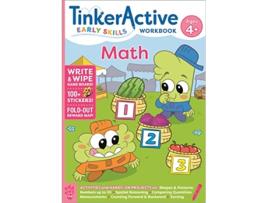 Livro TinkerActive Early Skills Math Workbook Ages 4 de Nathalie Le Du (Inglês)